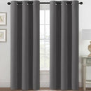 H.VERSAILTEX Blackout Curtains for Bedroom Thermal Insulated Room Darkening Living Room Curtains 84 Inch Long Grommet Privacy Protection Window Curtain Panels/Drapes, 2 Panels, Charcoal Grey by CozyNest Decor