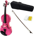 Sky Full Size VN202 Pink Violin with Brazilwood Bow and Lightweight Case by TinyTreasures Baby Boutique