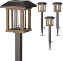 XMCOSY+ Solar Pathway Lights Outdoor Waterproof IP65 - Dual-Tone 25 LM LED Solar Garden Lights for Yard, Glass Outdoor Lighting for Garden Patio Yard Landscape Walkway Driveway Lawn Decor (Warm White) by CozyNest Decor