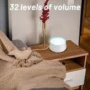 EasyHome Sleep Sound Machine White Noise Machines with 30 Soothing Sounds 12 Adjustable Night Light 10 Adjustment Brightness 32 Levels of Volume 5 Timers and Memory Function Kid Adult Travel by TinyTreasures Baby Boutique