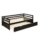 Twin Daybed With Trundle Frame Set by HouseOfZazla