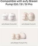 eufy Original 27mm Flange (2-Pack), Replacement Accessories for Wearable Breast Pump E20/S1/S1 Pro, HeatFlow™ Technology, Food-Grade Silicone, Durable, Comfortable, Ergonomic Fit by TinyTreasures Baby Boutique