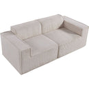 78.74" Modular Sectional Sofa Couch, 2 Seat Modern Corduroy Fabric Loveseat Sofa,High Supportive & Soft Sponges Comfy Sectional Sofa for Living Room, Office, Apartment