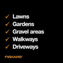 Fiskars 4-Claw Stand Up Weed Puller Tool, Gardening Hand Weeding Tool with 39" Long Ergonomic Handle with Easy-Eject Mechanism by GreenHaven Gardens