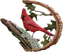 Cardinal Wood Carving - Handmade 'Cardinals Appear When Angels are Near', Unique Original Art Carving Work Statue Decor Small Animal Sculpture Art Wood Miniature by CozyNest Decor