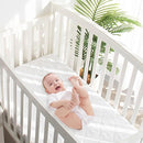 Zippered Crib Mattress Protector - Waterproof Crib Mattress Encasement, Breathable and Absorbent, 6 Sides Fully Encased Cover by TinyTreasures Baby Boutique