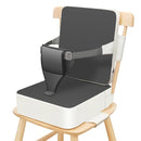 Toddler Booster Seat for Dining Table, Non-Slip Kitchen Chair Booster Cushion with Backrest and Adjustable Straps, Portable PU Waterproof Travel Baby Booster Increasing Cushion by TinyTreasures Baby Boutique
