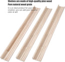 AZSKY 36 Inch Floating Shelves,Wall-Mounted Photo Ledge Shelves Set of 3,Natural Wood Shelves for Display Items What You Want,3 Same Sizes by TinyTreasures Baby Boutique