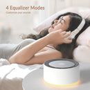 Kipcush White Noise Sound Machine with Nursery Lamp, Mood Lighting, 7 Colour Night Light, 30 Soothing Sounds for Baby/Adult. Timer, Plug in, Memory Function, Touch Control by TinyTreasures Baby Boutique