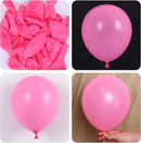 RUBFAC 129pcs Pink Balloons Different Sizes 18 12 10 5 Inches for Garland Arch, Pink Balloons for Valentine's Day Birthday Baby Shower Gender Reveal Wedding Party Decoration by TinyTreasures Baby Boutique