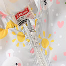 TUIJI Toddler Boys Girls Cartoon Print Zip Jacket Hooded Trench Lightweight Kids Coats Windbreaker Outdoor Cute Dust Coats by TinyTreasures Baby Boutique