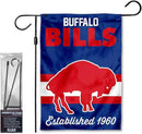 WinCraft Bills Retro Garden Flag and Stand Pole Holder Mount by GreenHaven Gardens