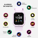 Cubitt Jr Smart Watch Fitness Tracker for Kids and Teens, with Games, Step Counter, Sleep Monitor, Heart Rate Monitor, Activity Tracker, Good Habits Alarms, 1.52" Touch Screen, IP68 Waterproof by TinyTreasures Baby Boutique