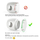 Door Knob Safety Cover, 4 Pack Baby Safety Door Handle Cover, Screw Thread Design, Reusable, Reliable Solution to Prevent Kids from Popping Off The Covers by TinyTreasures Baby Boutique