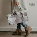 Parker Baby Co. Diaper Caddy - Nursery Storage Bin and Car Organizer for Diapers and Baby Wipes - Gray, Large by CozyNest Decor