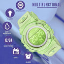 Kids Watch,Boys Watch for 3-15 Year Old Boys,Digital Sport Outdoor Multifunctional Chronograph LED 50 M Waterproof Alarm Calendar Analog Watch for Children with Silicone Band,Kids Gift by TinyTreasures Baby Boutique
