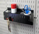 Wall Control Pegboard Metal Organizer, 4 ft. Black, Storage Rack with Rust Resistant Finish by GreenHaven Gardens
