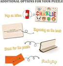 Personalized Name Puzzle for Kids, Personalized Baby Gifts Custom Name Puzzles for Toddlers 1-3 Animal Puzzle, Customized 1st Birthday for Girls & Boys Wooden Puzzle Montessor Toys for Kids by TinyTreasures Baby Boutique
