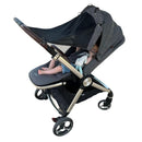 Stroller Sun Shade - Universal UV Protection Cover for Strollers Sunshade with See Through, Clip-On Sun Blocker, Sun Shield for Baby, Breathable Adjustable Fit, Full Coverage, Medium by TinyTreasures Baby Boutique