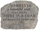 Carson "Beautiful Soul" Garden Stone by GreenHaven Gardens