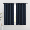 NICETOWN Blackout Curtains and Drapes for Kitchen - Thermal Insulated Solid Grommet Top Blackout Panels/Draperies for Kid's Room (Navy, 1 Pair, 46 x 54 Inch) by TinyTreasures Baby Boutique