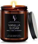 Vanilla Sugar Scented Candles for Home, Soy Wax Candle Aromatherapy Candles Gift for Women Men, 7oz by CozyNest Decor