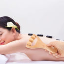 2pcs Wooden Massage Rollers Trigger Point Roller Muscle Relaxation Bead Massage Tools for Neck Back Leg Foot Arm by CozyNest Decor