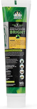 BENTODENT TOOTHPASTE Teeth Whitening Bentonite Clay & Activated Charcoal Toothpaste - Natural Teeth Whitening Toothpaste, No Fluoride & No SLS Vegan, 3.52 oz