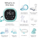 Zomee Z2 Double Electric Breast Pump – with Expression, Massage, and 2-Phase Modes - Hospital Grade Rechargeable, Portable, Hands Free Wearable Breast Pump by TinyTreasures Baby Boutique