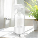 2 Pack Glass Spray Bottles with Silicone Sleeve, 16 oz Empty Refillable Containers with Adjustable Spray Nozzles, Spray Bottles for Hair, Cleaning Solutions and Plants White by GreenHaven Gardens