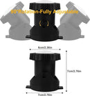 RGB Pond Lights with Timer, LED Underwater Submersible Colorful Landscape Spotlights, 98ft Remote Control IP68 Waterproof Fountain Lights for Fish Aquarium Tank Garden Yard Pool (Set of 2) by GreenHaven Gardens