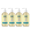 Happy Cappy Baby Shampoo and Body Wash - Eczema Body Wash for Kids, Toddler, Adults, Helps with Dryness, Reduces Itching and Redness, Dermatologist Tested, Fragrance Free - 8 Fl Oz (Pack of 4) by TinyTreasures Baby Boutique