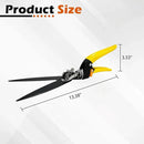 Upgraded Grass Shears, Grass Trimming Shears, Hand Grass Clippers, Gardening Scissors for Garden, Lawn Edges by GreenHaven Gardens