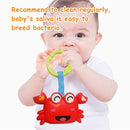 Baby Toys, Cartoon Animal Hanging Rattle Toys, Handbells Baby Rattles, Baby Bed Crib Car Seat Travel Stroller Toys for Infant, Best Birthday Gift for Newborn, 4 Pack by TinyTreasures Baby Boutique