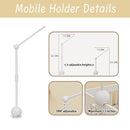 Crib Mobile Arm with Music Box,32.5 Inch White Crib Mobile Stand,Wooden Mobile Arm for Crib (2 Modes,360°Adjustable,100% Beech Wood) Baby Crib Mobile for Boy and Girl by TinyTreasures Baby Boutique