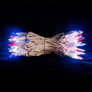Red White and Blue LED Christmas Lights - 35 Count 4th of July String Lights for Small Tree, Crafts, Independence Day Patriotic Decorations, 11 Feet White Wire, UL Certified, Connectable by GreenHaven Gardens