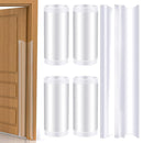 12 Pcs Door Pinch Guard Baby Proofing Jam Shield Door Finger Pinch Guard 47.2 x 7 Inch Hinge Cover Protectors for 90 and 180 Degree Gates Kids Pets Safety by TinyTreasures Baby Boutique