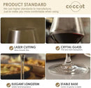 Wine Glasses,White Red Wine Glasses Set of 6,Lead-Free Premium Crystal Clear Glass,Hand Blown Italian Style Burgundy Long Stem Wine Glasses,Great Gift Packaging(16oz,6pack) by CozyNest Decor