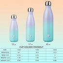 Insulated Water Bottles,25 oz Double Wall Stainless Steel Vacumm Metal Flask for Sports Travel,Lavender Green by CozyNest Decor