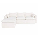 Fully Sponge Compressed Sectional Sofa