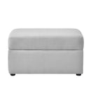 Chauncy - Sectional With Storage Ottoman by HouseOfZazla