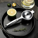 Lemon Squeezer, Heavy Duty Zinc Manual Lemon Juicer, Threaded Groove Fresh Small Oranges Limes Juicer Hand Press Manual Citrus Juicer Press for Home Restaurant Kitchen Accessories Utensils(Sliver) by CozyNest Decor