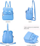 KL928 Girls Bowknot Polka Dot Cute Mini Backpack Small Daypacks Convertible Shoulder Bag Purse for Women by TinyTreasures Baby Boutique