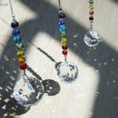 HDCRYSTALGIFTS Memorial Gift,Crystal Ball Prism Rainbow Maker Chakra Suncatcher Hanging Beads Window Sun Catcher Sympathy Gifts for Loss of Loved One,Set of 3 by GreenHaven Gardens