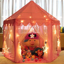 Monobeach Princess Tent Girls Large Playhouse Kids Castle Play Tent with Star Lights Toy for Children Indoor and Outdoor Games, 55'' x 53'' (DxH) by TinyTreasures Baby Boutique
