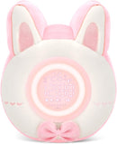 QANYI Bunny Plush Alarm Clock Night Light, Cute Stuffed Animals with LED Display Clock Adjustable Light, Toys for 5-12 Year Old Girls, Kawaii Birthday Gifts for Kids Teens Girls Women by TinyTreasures Baby Boutique