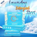 Clean Laundry Detergent™– Hypoallergenic, Eco-Friendly, Plant-Based, Biodegradable, 100% Natural – Gentle on Skin & Fabrics, Fresh Scent, 60 Premium Detergent Sheet by CozyNest Decor