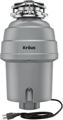 KRAUS WasteGuard High-Speed 3/4 HP Continuous Feed Ultra-Quiet Motor Garbage Disposal with Power Cord and Flange Included and Universal Mount, KWD210-75MGR by CozyNest Decor