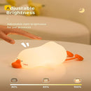 Big Goose Night Light，Squishy Silicone Kids Lamp, Dimmable 3-Gear Warm Light with Tap Control, BPA-Free Baby Cut LED Nightlight for Nursery Bedrooms Camping & Party Decor by TinyTreasures Baby Boutique