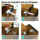 Cabinet Locks for Babies（48Locks+10Keys) Magnetic Child Locks for Cabinets Baby Proofing Cabinets-HelloPony by TinyTreasures Baby Boutique